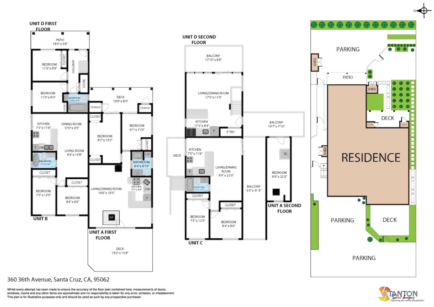 Detail Gallery Image 76 of 77 For 360 36th Ave, Santa Cruz,  CA 95062 - 8 Beds | 4 Baths