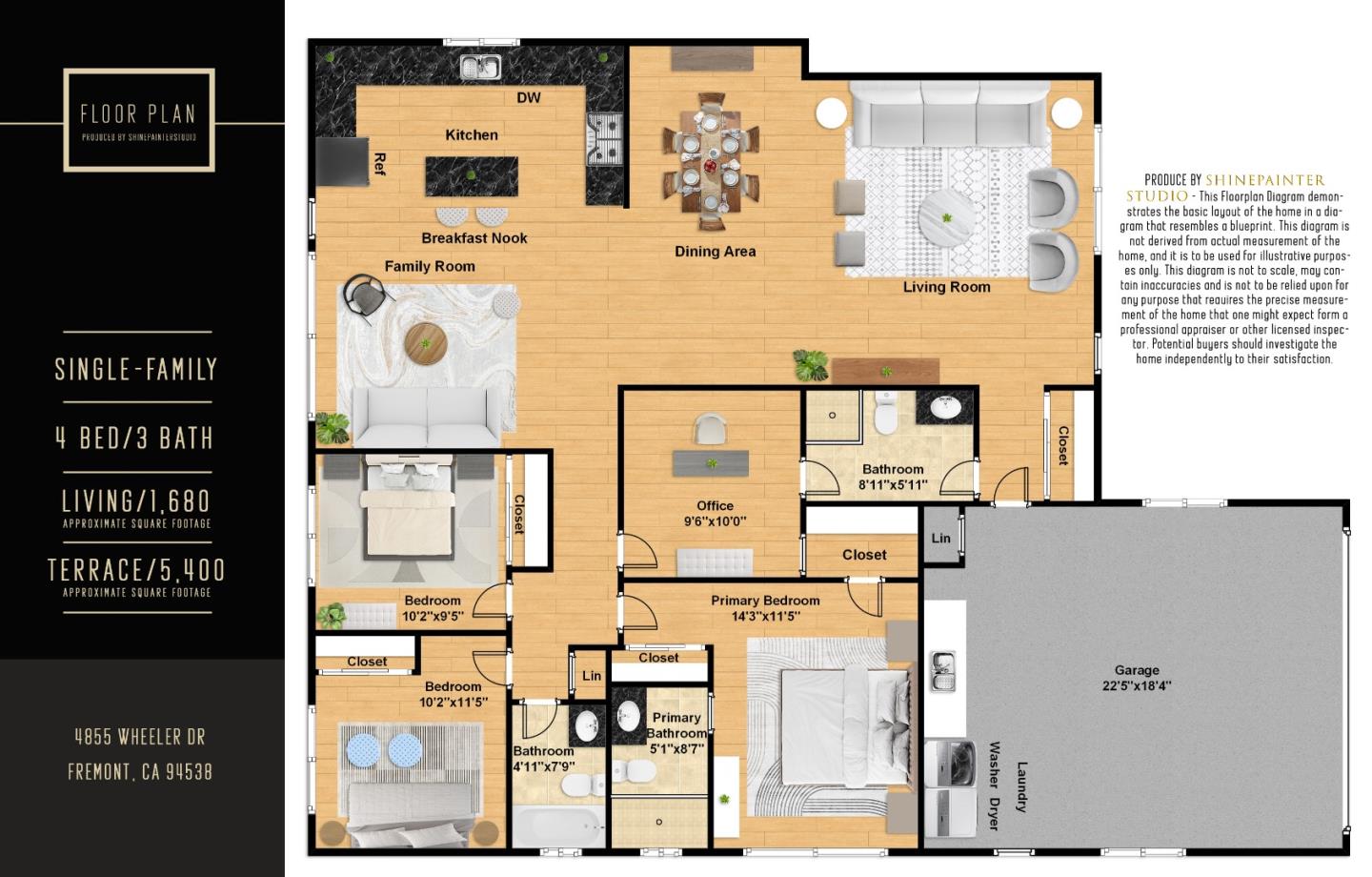 Detail Gallery Image 40 of 40 For 4855 Wheeler Dr, Fremont,  CA 94538 - 4 Beds | 3 Baths