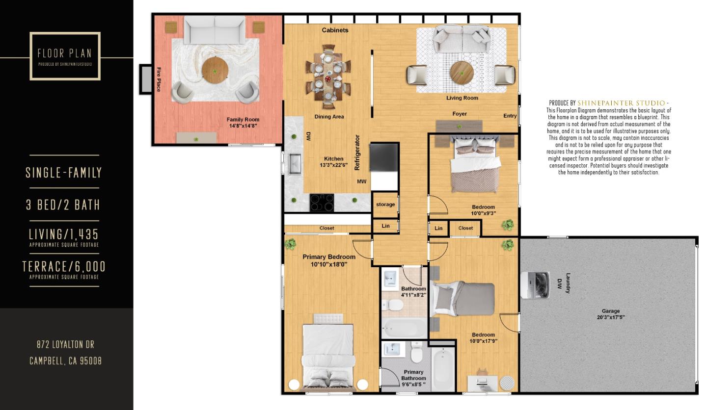 Detail Gallery Image 40 of 40 For 872 Loyalton Dr, Campbell,  CA 95008 - 3 Beds | 2 Baths