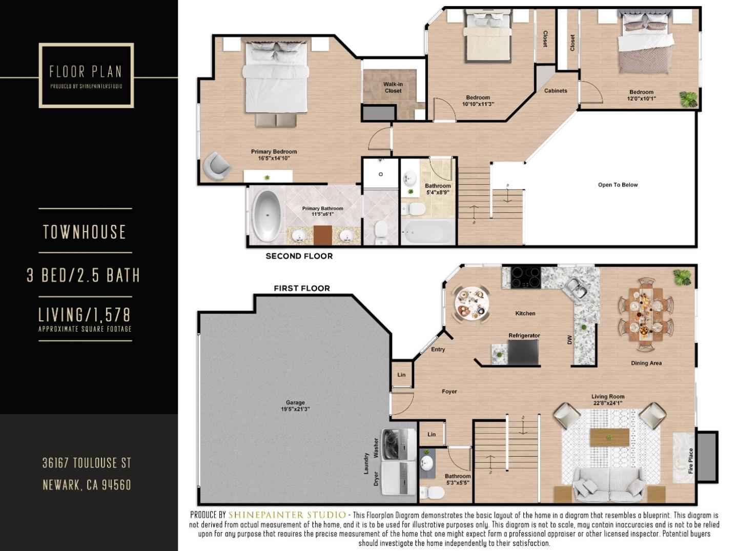 Detail Gallery Image 44 of 44 For 36167 Toulouse St, Newark,  CA 94560 - 3 Beds | 2/1 Baths
