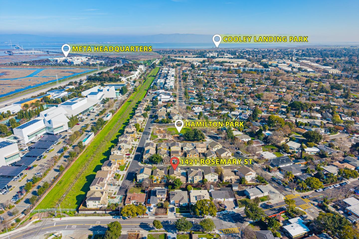 Detail Gallery Image 54 of 57 For 1421 Rosemary St, Menlo Park,  CA 94025 - 4 Beds | 3 Baths