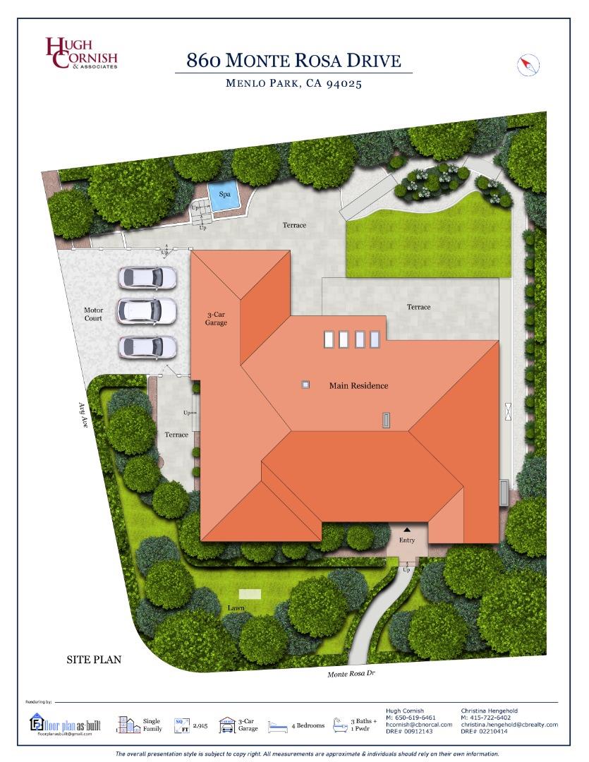 Detail Gallery Image 31 of 31 For 860 Monte Rosa Dr, Menlo Park,  CA 94025 - 4 Beds | 3/1 Baths