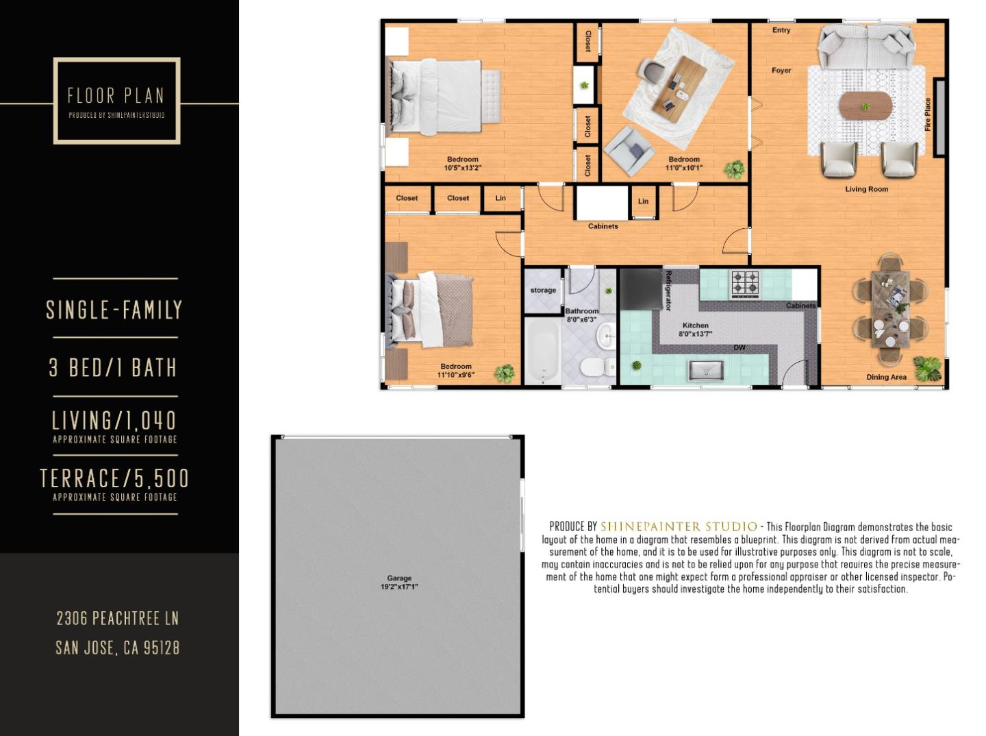 Detail Gallery Image 41 of 41 For 2306 Peachtree Ln, San Jose,  CA 95128 - 3 Beds | 1 Baths