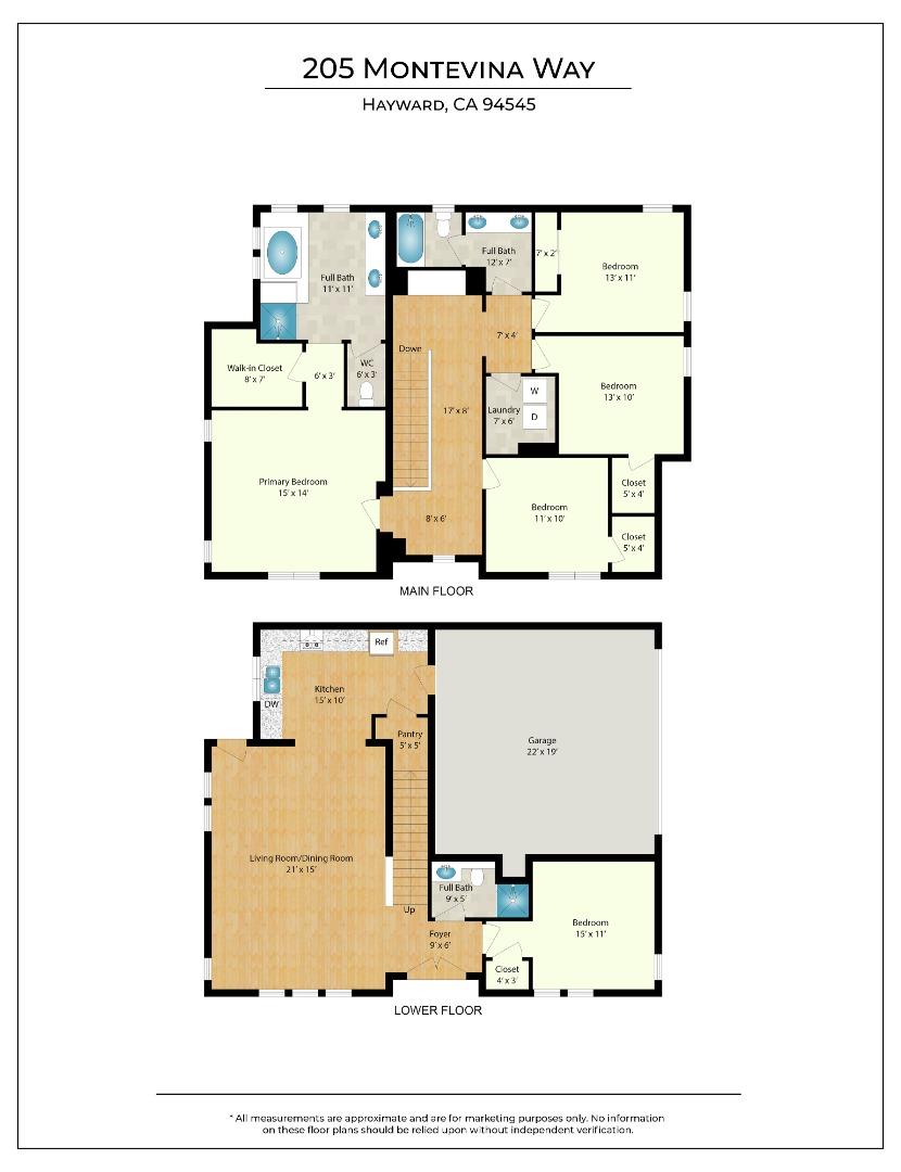 Detail Gallery Image 21 of 25 For 205 Montevina Way, Hayward,  CA 94545 - 5 Beds | 3 Baths