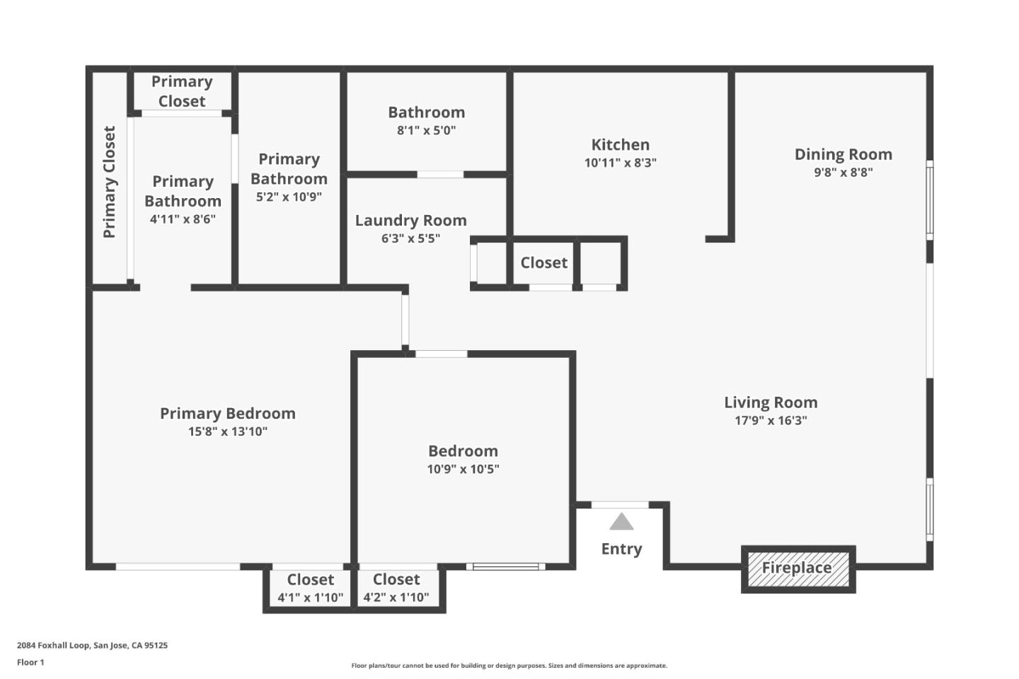 Detail Gallery Image 44 of 44 For 2084 Foxhall Loop, San Jose,  CA 95125 - 2 Beds | 2 Baths