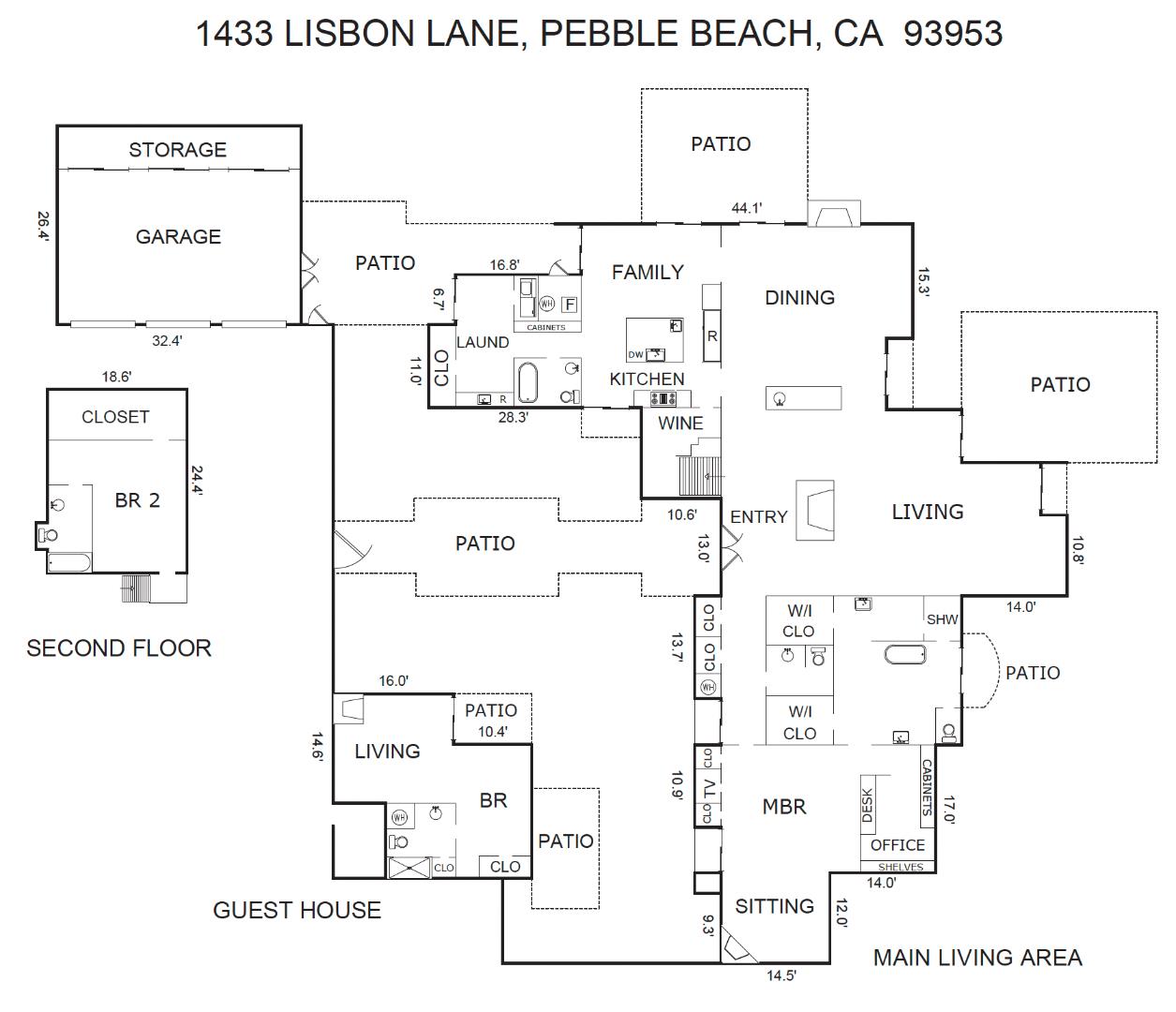 Detail Gallery Image 28 of 28 For 1433 Lisbon Ln, Pebble Beach,  CA 93953 - 3 Beds | 4/1 Baths