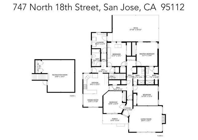Detail Gallery Image 28 of 28 For 747 18th, San Jose,  CA 95112 - 4 Beds | 3 Baths