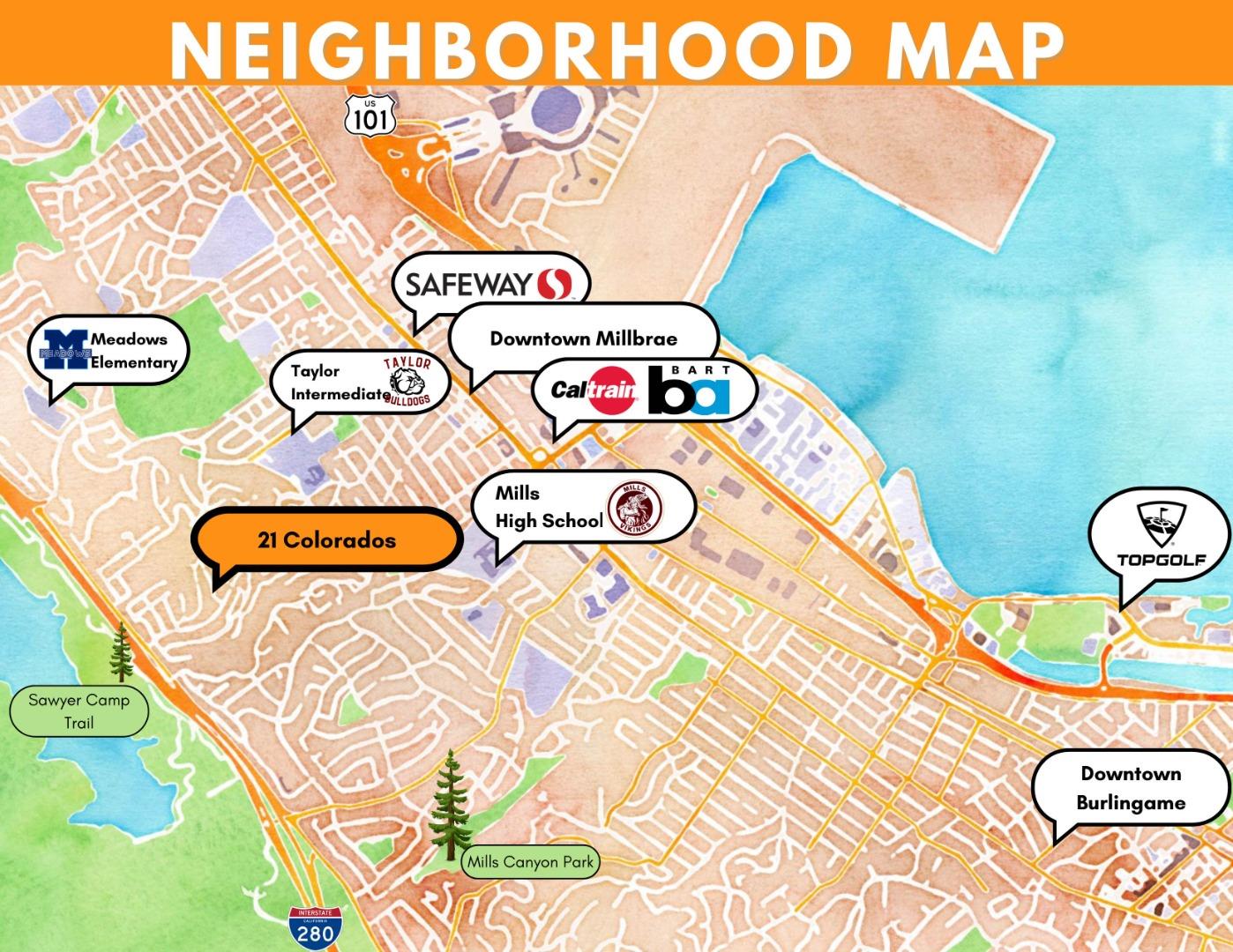 Detail Gallery Image 49 of 49 For 21 Colorados Dr, Millbrae,  CA 94030 - 3 Beds | 3 Baths