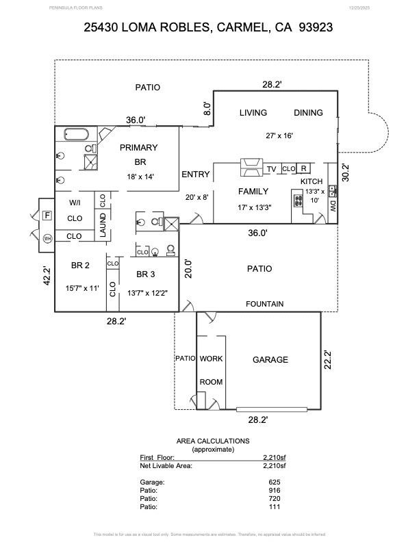 Detail Gallery Image 39 of 39 For 25430 Loma Robles Dr, Carmel,  CA 93923 - 3 Beds | 2/1 Baths