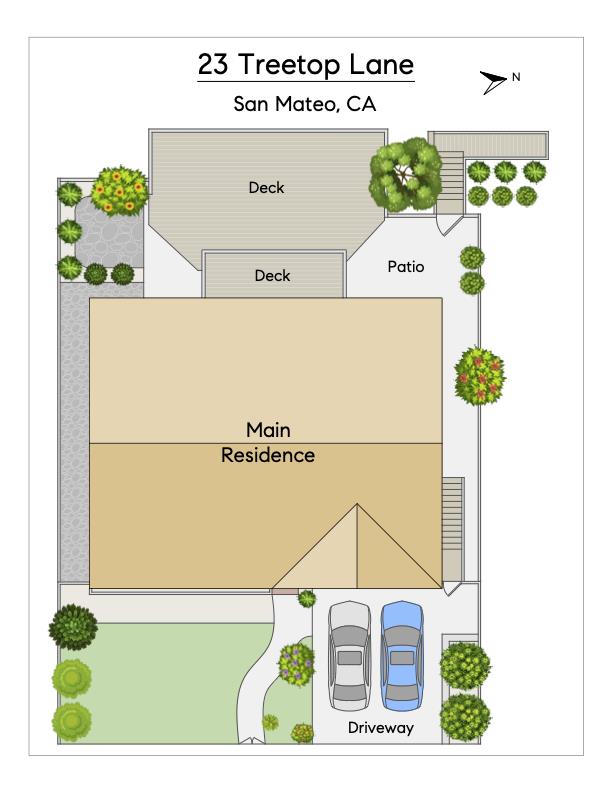 Detail Gallery Image 37 of 37 For 23 Treetop Ln, San Mateo,  CA 94402 - 5 Beds | 3 Baths