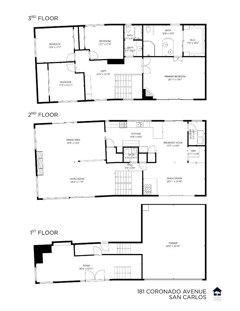 Detail Gallery Image 82 of 82 For 181 Coronado Ave, San Carlos,  CA 94070 - 4 Beds | 2/1 Baths