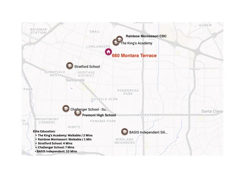 Detail Gallery Image 29 of 29 For 660 Montara Ter, Sunnyvale,  CA 94085 - 3 Beds | 3/1 Baths