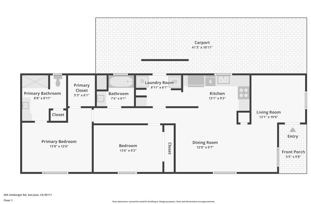 Detail Gallery Image 41 of 41 For 555 Umbarger Rd #75,  San Jose,  CA 95111 - 2 Beds | 2 Baths