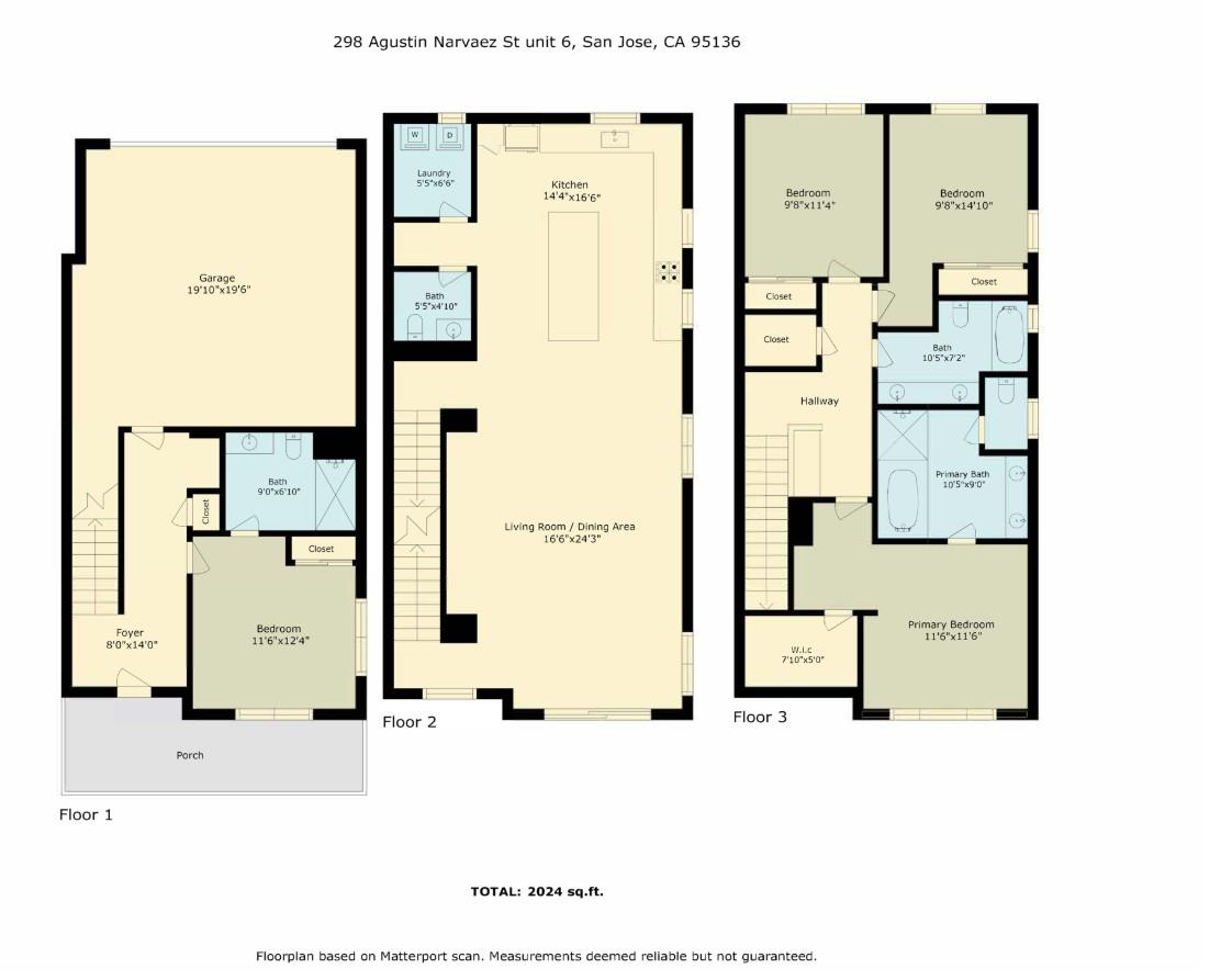 Detail Gallery Image 2 of 59 For 298 Agustin Narvaez St #6,  San Jose,  CA 95136 - 4 Beds | 3/1 Baths