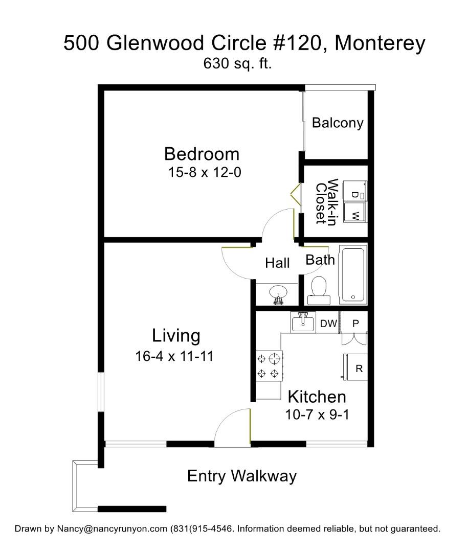 Detail Gallery Image 20 of 20 For 500 Glenwood Cir #120,  Monterey,  CA 93940 - 1 Beds | 1 Baths