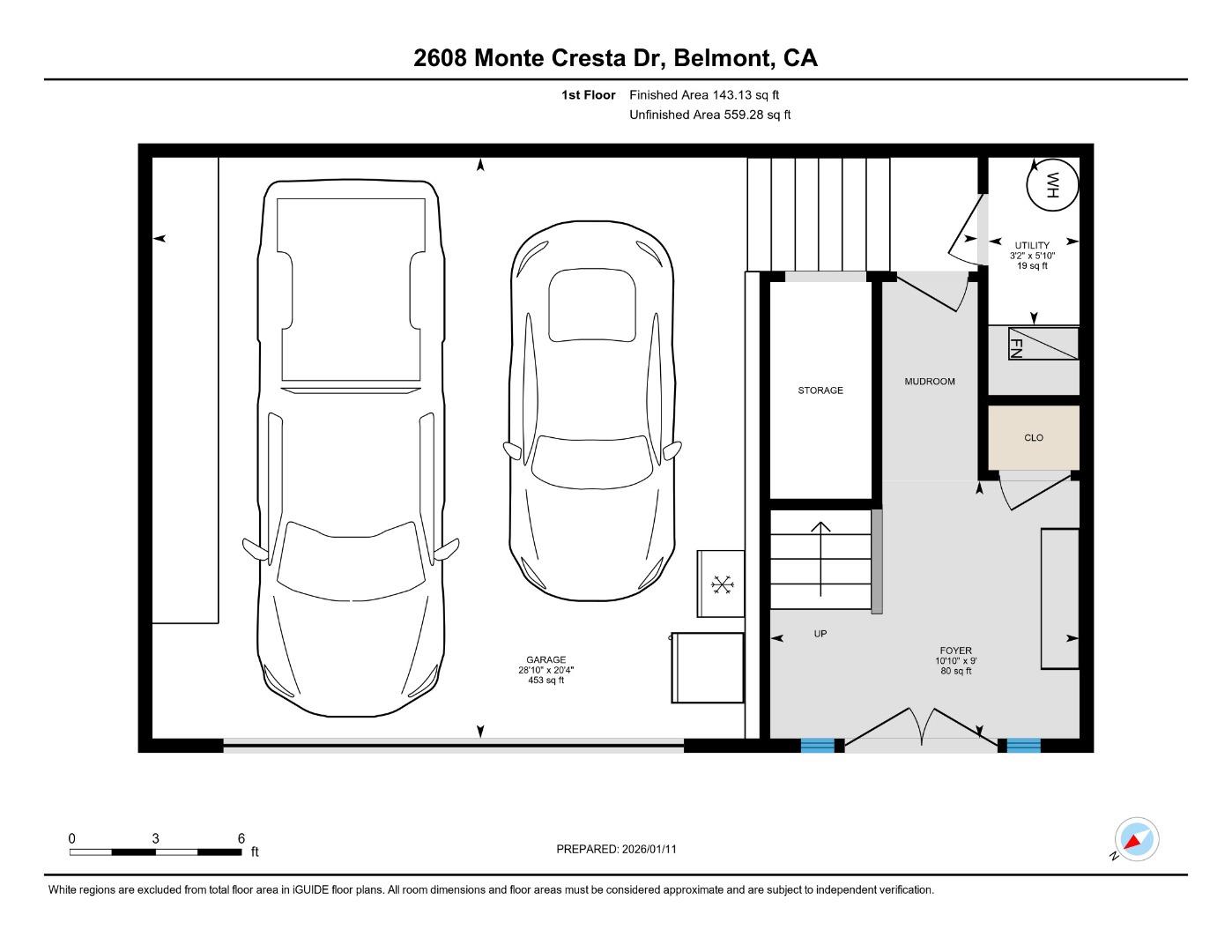 Detail Gallery Image 34 of 36 For 2608 Monte Cresta Dr, Belmont,  CA 94002 - 4 Beds | 2/1 Baths