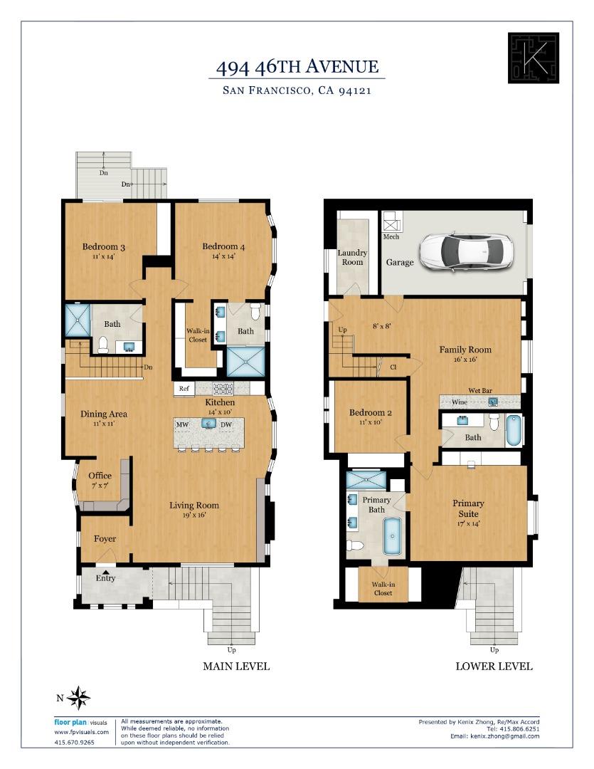 Detail Gallery Image 18 of 102 For 494 46th Ave, San Francisco,  CA 94121 - 4 Beds | 4 Baths