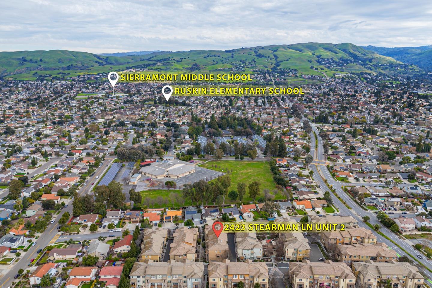 Detail Gallery Image 70 of 73 For 2423 Stearman Ln #2,  San Jose,  CA 95132 - 3 Beds | 3 Baths