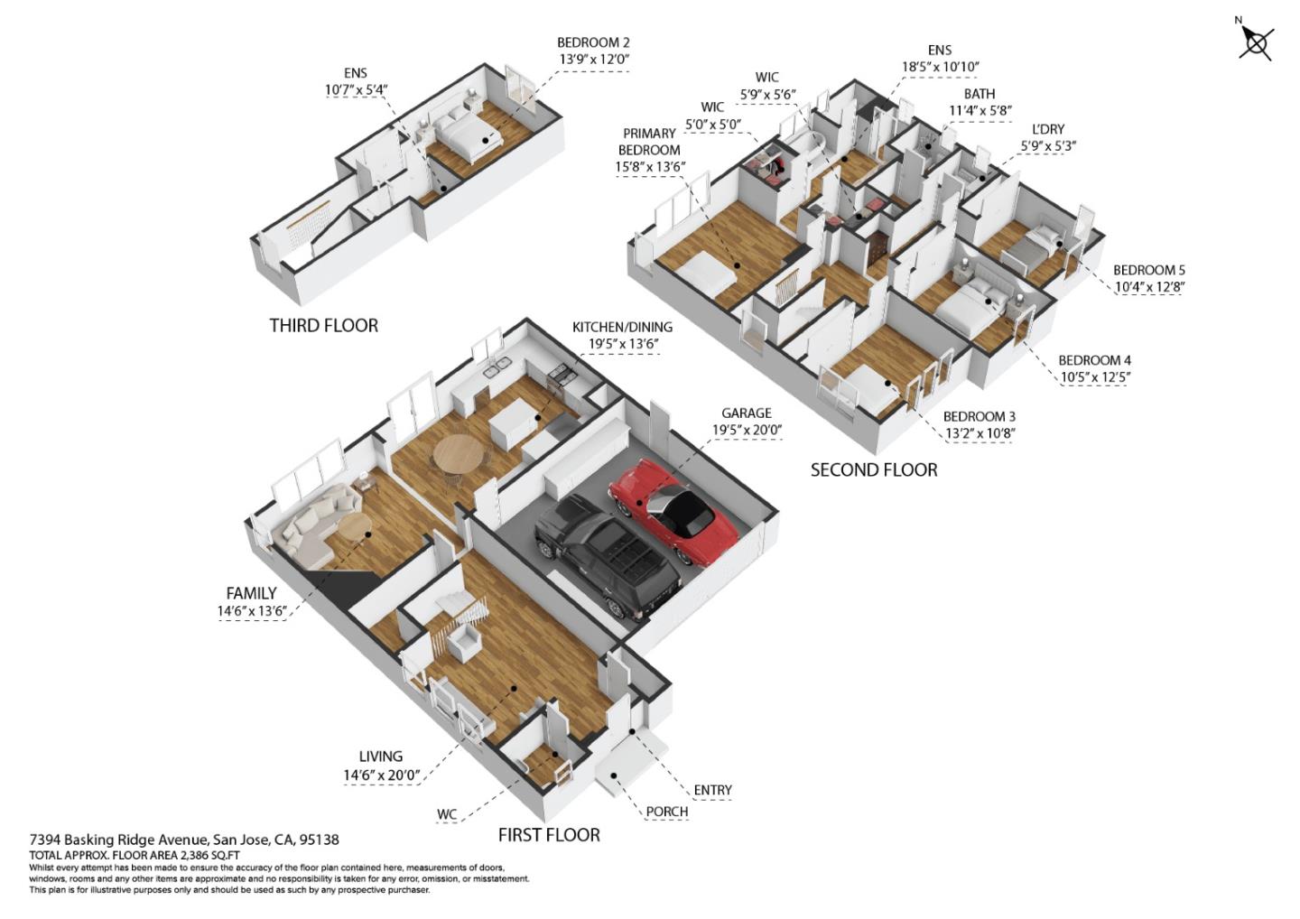 Detail Gallery Image 2 of 61 For 7394 Basking Ridge Ave, San Jose,  CA 95138 - 5 Beds | 3/1 Baths