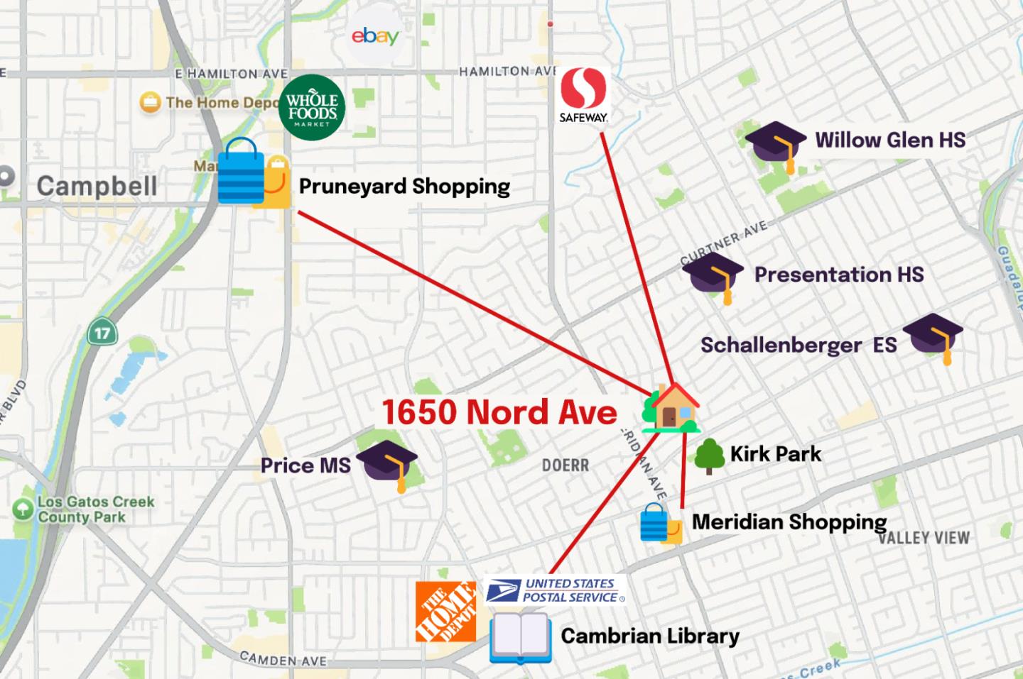 Detail Gallery Image 42 of 42 For 1650 Nord Ln, San Jose,  CA 95125 - 4 Beds | 2/1 Baths