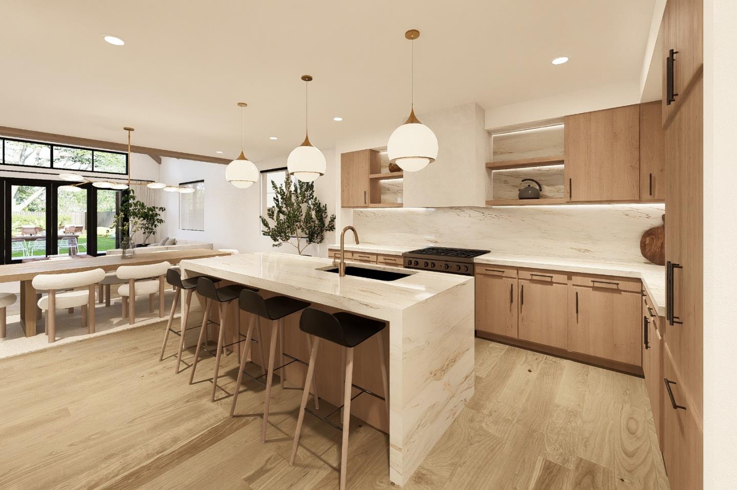 Detail Gallery Image 6 of 17 For 563 Encina Ave, Menlo Park,  CA 94025 - 4 Beds | 4/1 Baths