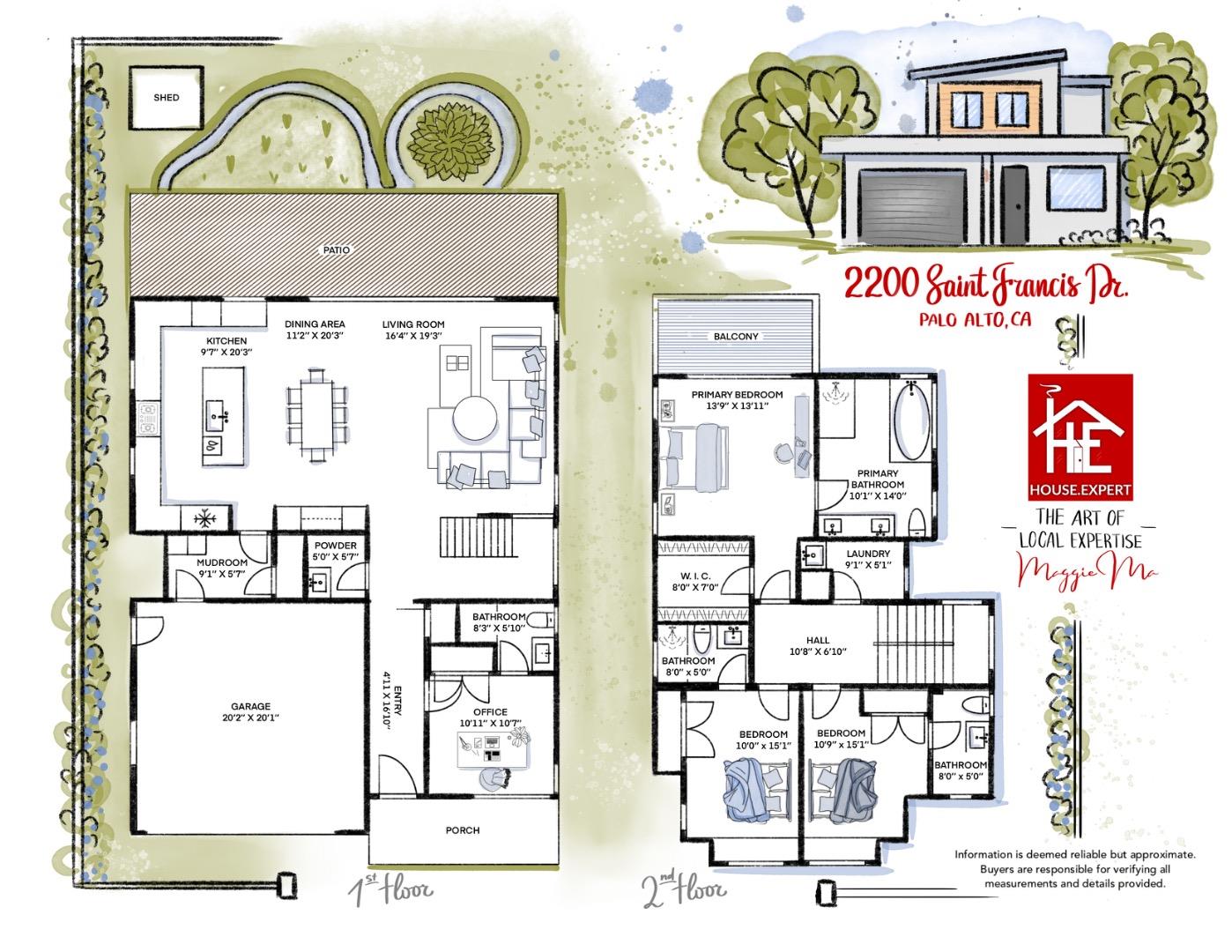 Detail Gallery Image 105 of 122 For 2200 Saint Francis Dr, Palo Alto,  CA 94303 - 4 Beds | 4/1 Baths