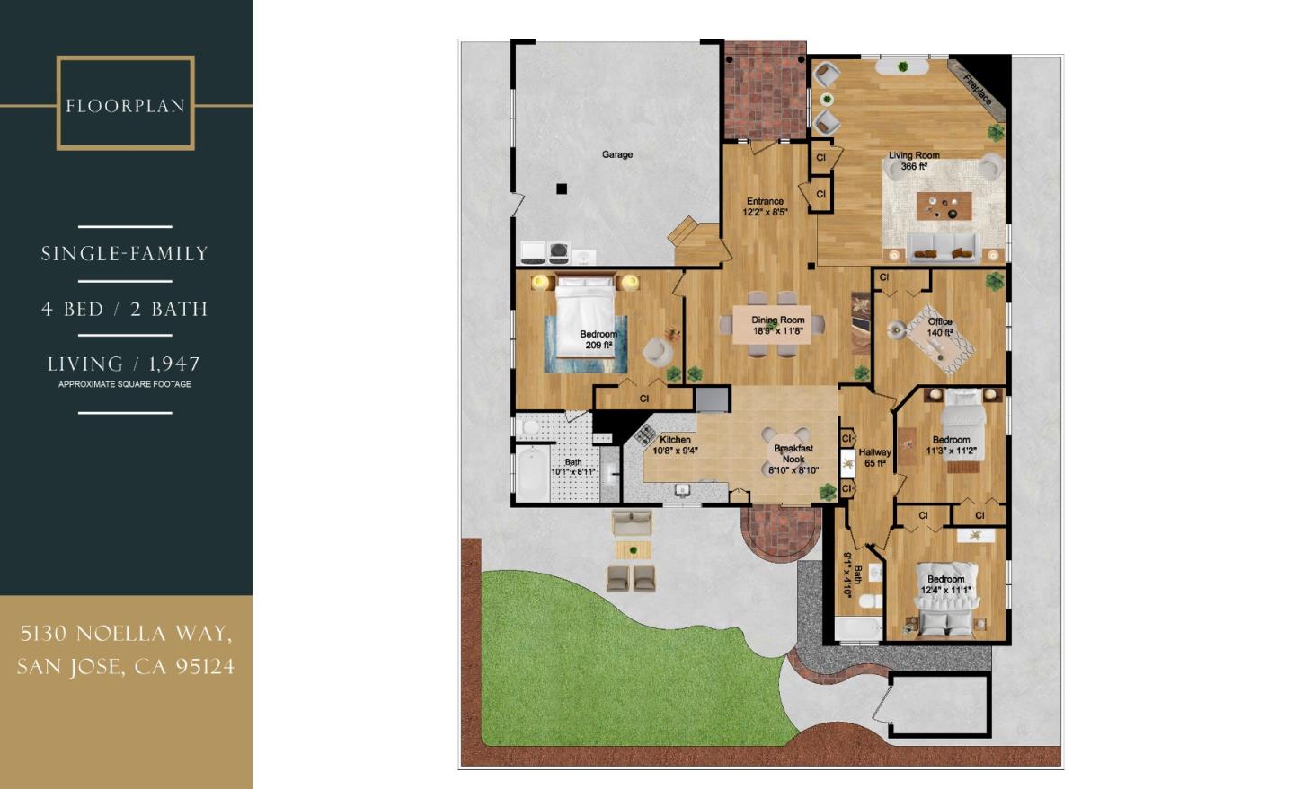 Detail Gallery Image 64 of 64 For 5130 Noella Way, San Jose,  CA 95124 - 4 Beds | 2 Baths