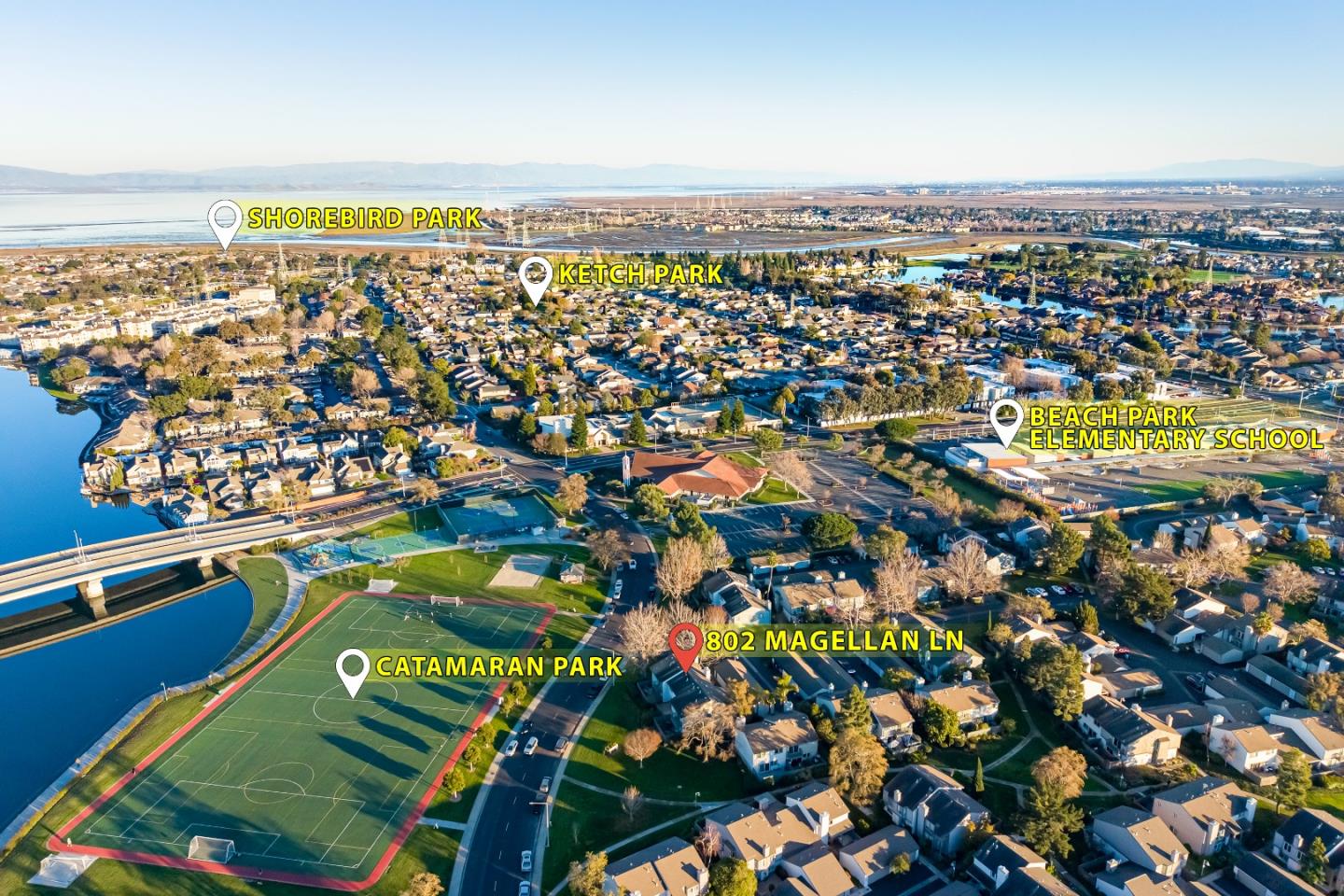 Detail Gallery Image 39 of 44 For 802 Magellan Ln, Foster City,  CA 94404 - 3 Beds | 2/1 Baths