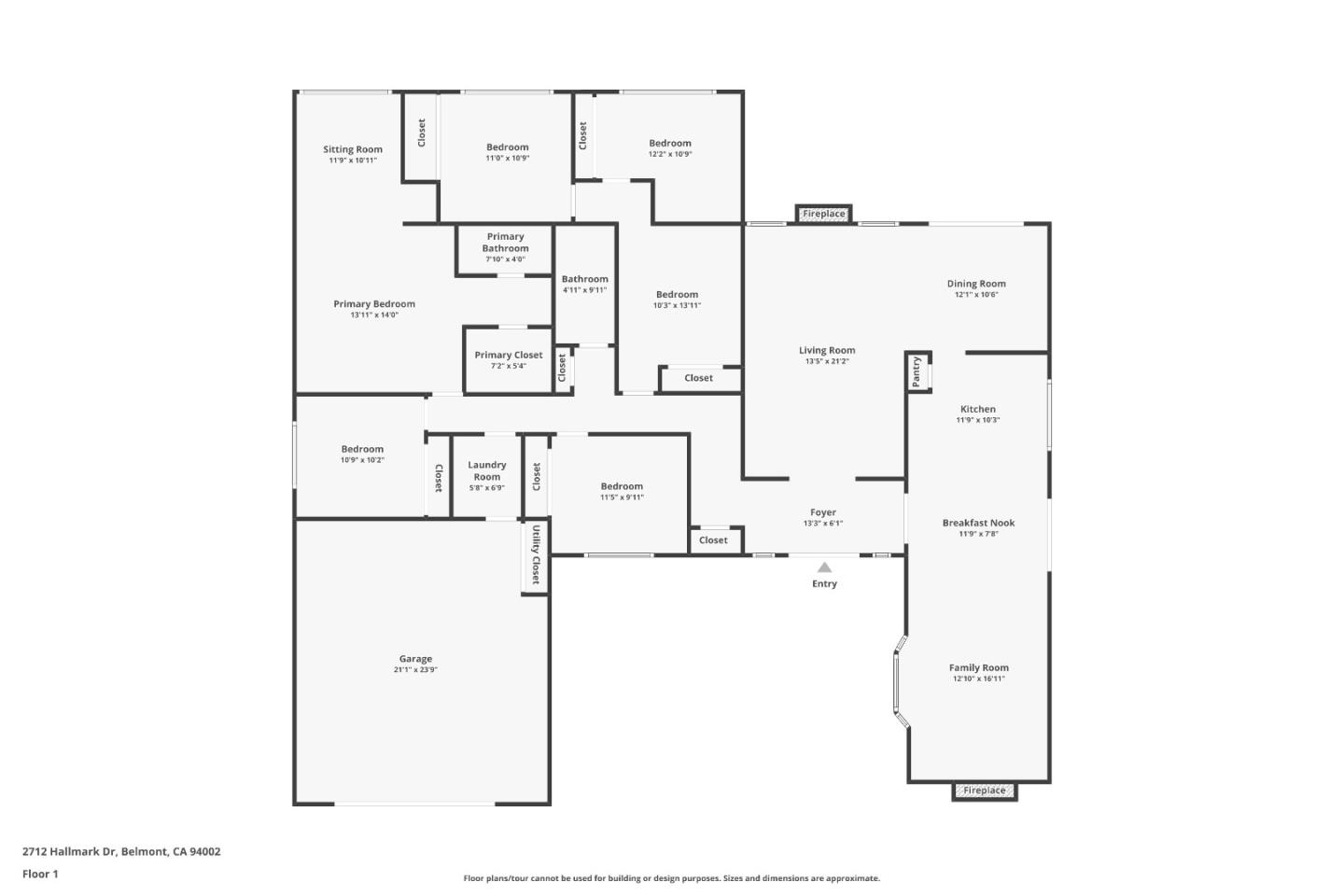 Detail Gallery Image 31 of 31 For 2712 Hallmark Dr, Belmont,  CA 94002 - 5 Beds | 2 Baths