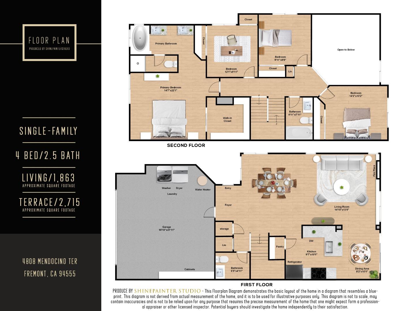 Detail Gallery Image 52 of 52 For 4808 Mendocino Ter, Fremont,  CA 94555 - 4 Beds | 2/1 Baths