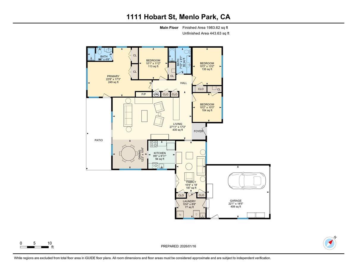 Detail Gallery Image 26 of 26 For 1111 Hobart St, Menlo Park,  CA 94025 - 4 Beds | 2 Baths