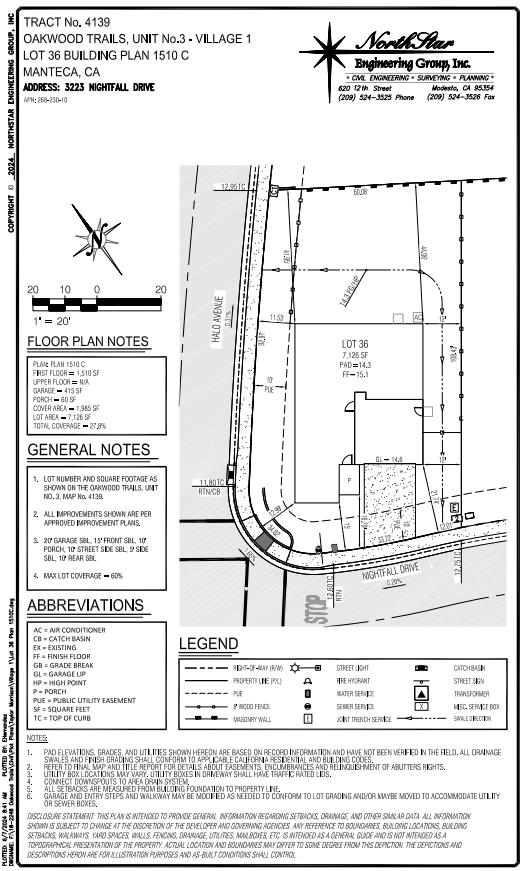 Detail Gallery Image 3 of 4 For 3223 Nightfall Dr, Manteca,  CA 95337 - 3 Beds | 2 Baths
