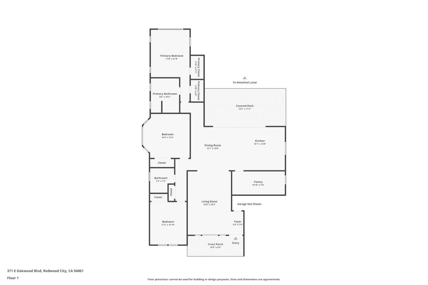 Detail Gallery Image 53 of 59 For 371 E Oakwood Blvd, Redwood City,  CA 94061 - 3 Beds | 2 Baths
