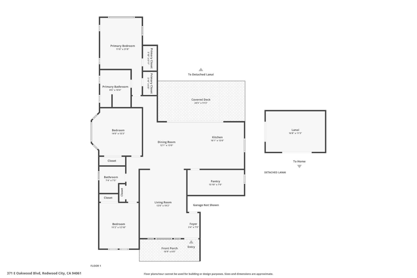 Detail Gallery Image 54 of 59 For 371 E Oakwood Blvd, Redwood City,  CA 94061 - 3 Beds | 2 Baths