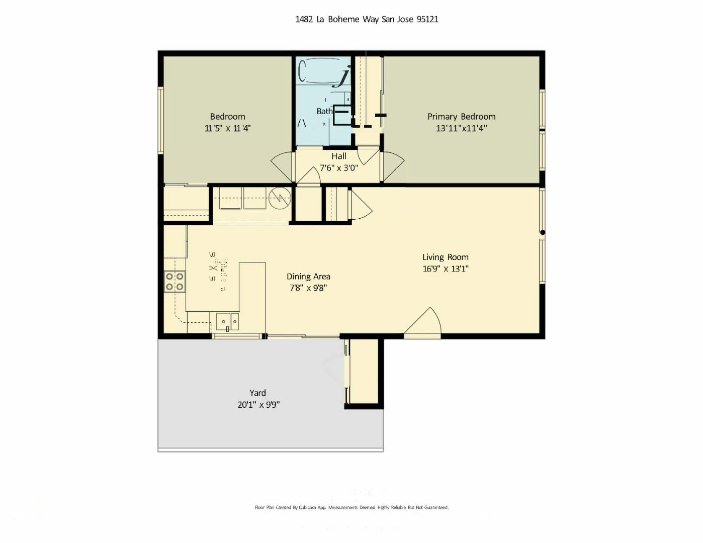 Detail Gallery Image 25 of 25 For 1482 La Boheme Way, San Jose,  CA 95121 - 2 Beds | 1 Baths