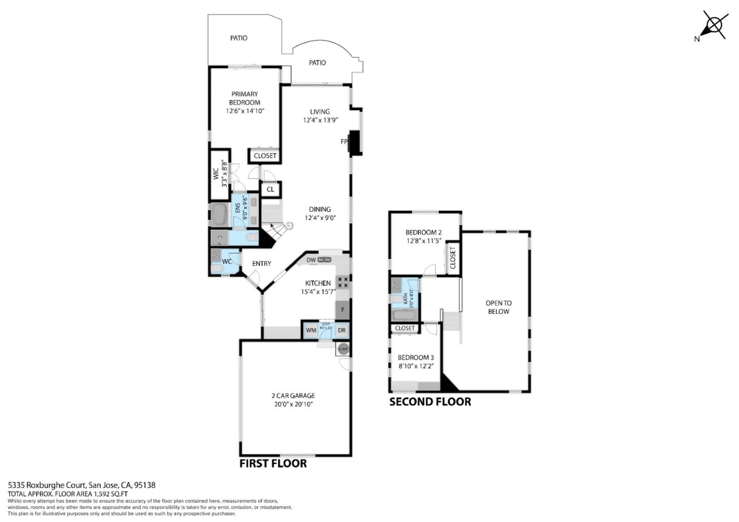 Detail Gallery Image 5 of 60 For 5335 Roxburghe Ct, San Jose,  CA 95138 - 3 Beds | 2/1 Baths