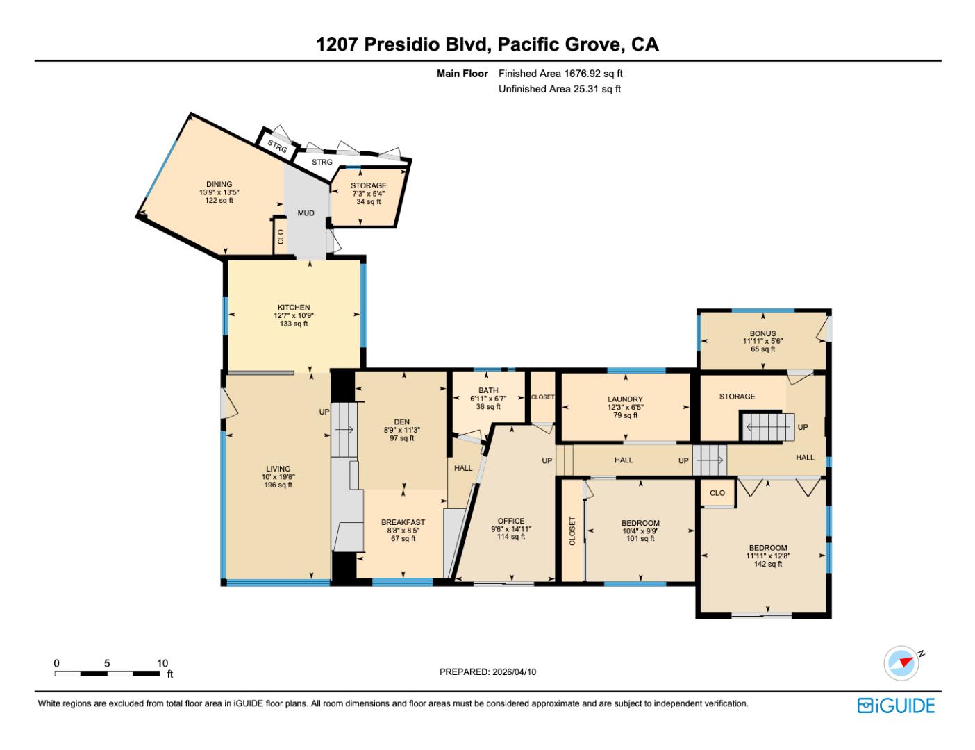 Detail Gallery Image 58 of 58 For 1207 Presidio Blvd, Pacific Grove,  CA 93950 - 5 Beds | 2 Baths