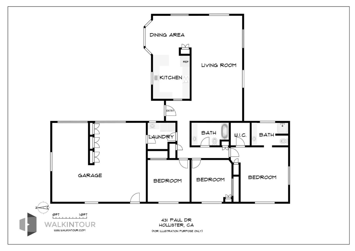 Detail Gallery Image 29 of 29 For 431 Paul Dr, Hollister,  CA 95023 - 3 Beds | 2 Baths