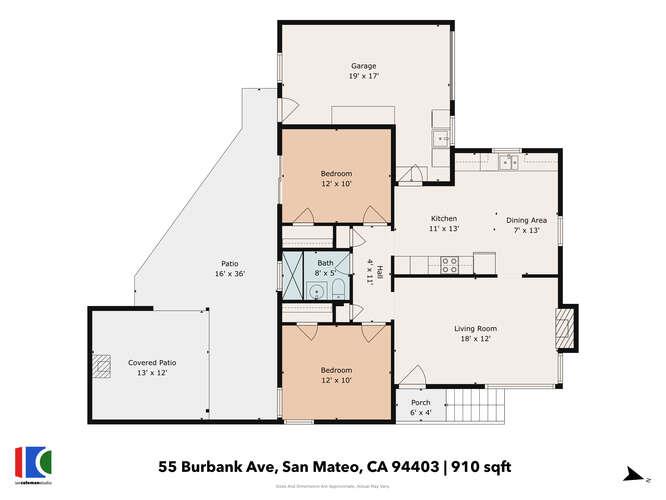 Detail Gallery Image 16 of 16 For 55 Burbank Ave, San Mateo,  CA 94403 - 2 Beds | 1 Baths