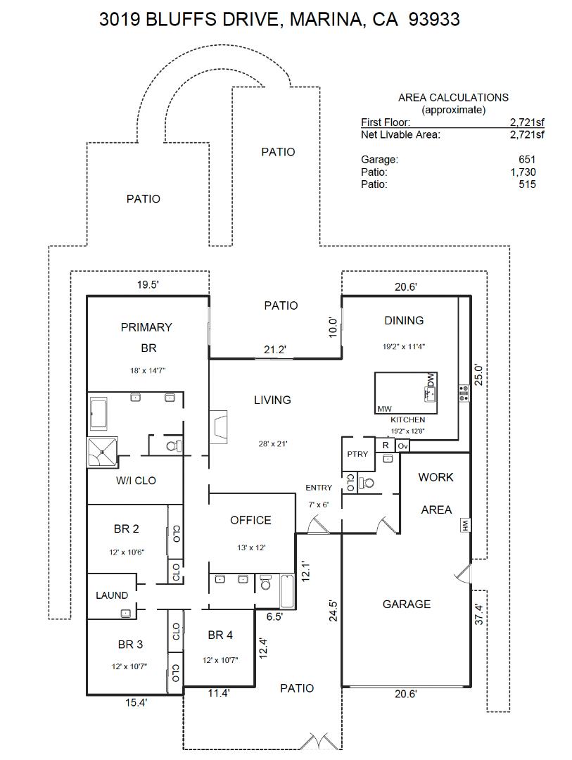 Detail Gallery Image 34 of 34 For 3019 Bluffs Dr, Marina,  CA 93933 - 4 Beds | 2/1 Baths