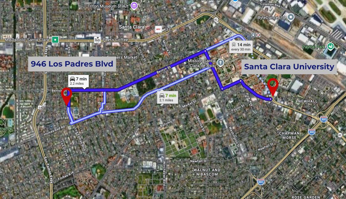 Detail Gallery Image 70 of 72 For 946 Los Padres Blvd, Santa Clara,  CA 95050 - 3 Beds | 1/1 Baths