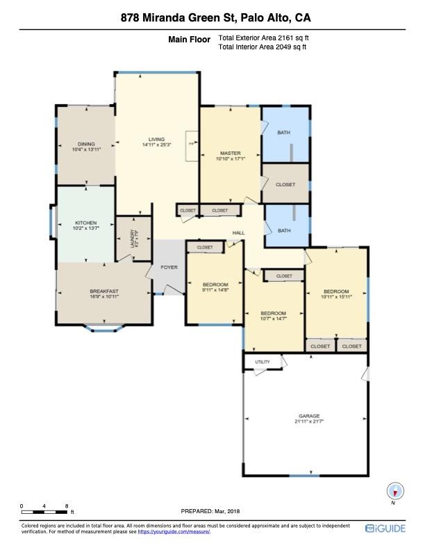 Detail Gallery Image 43 of 43 For 878 Miranda Green St, Palo Alto,  CA 94306 - 4 Beds | 2 Baths