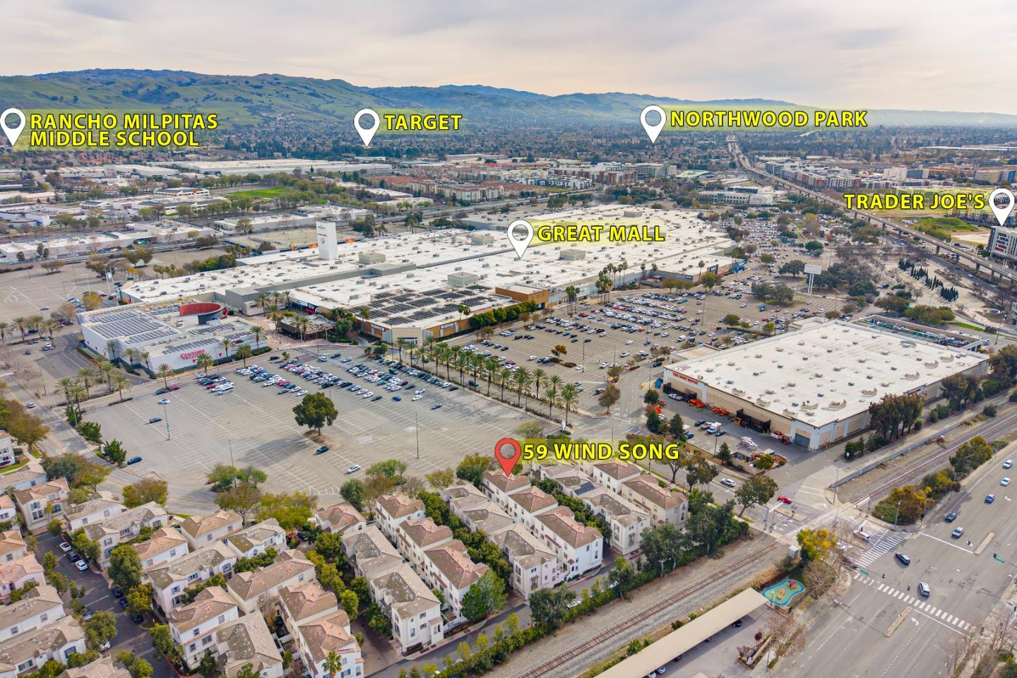 Detail Gallery Image 57 of 60 For 59 Wind Song, Milpitas,  CA 95035 - 3 Beds | 3/1 Baths