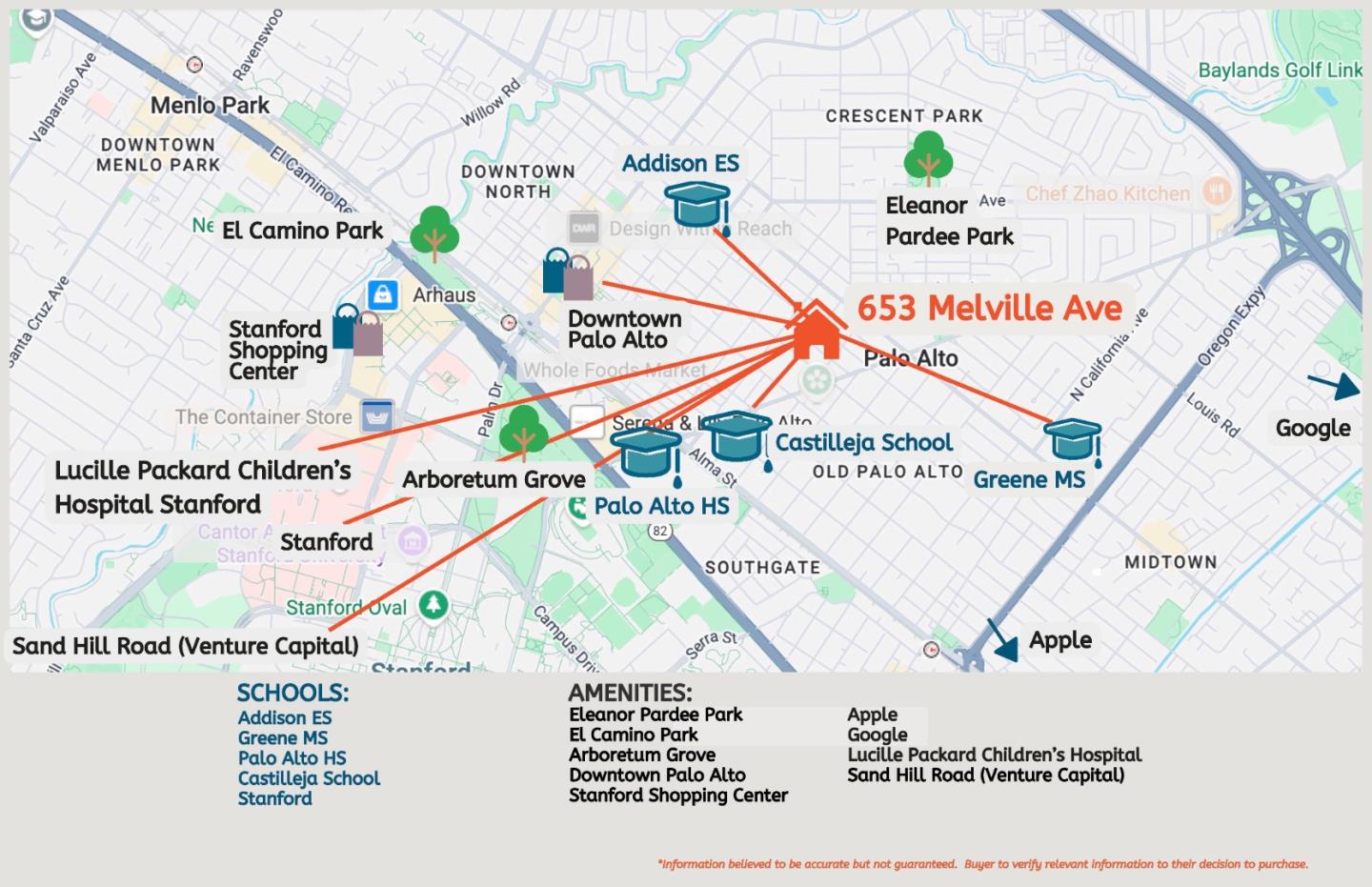 Detail Gallery Image 2 of 41 For 653 Melville Ave, Palo Alto,  CA 94301 - – Beds | – Baths