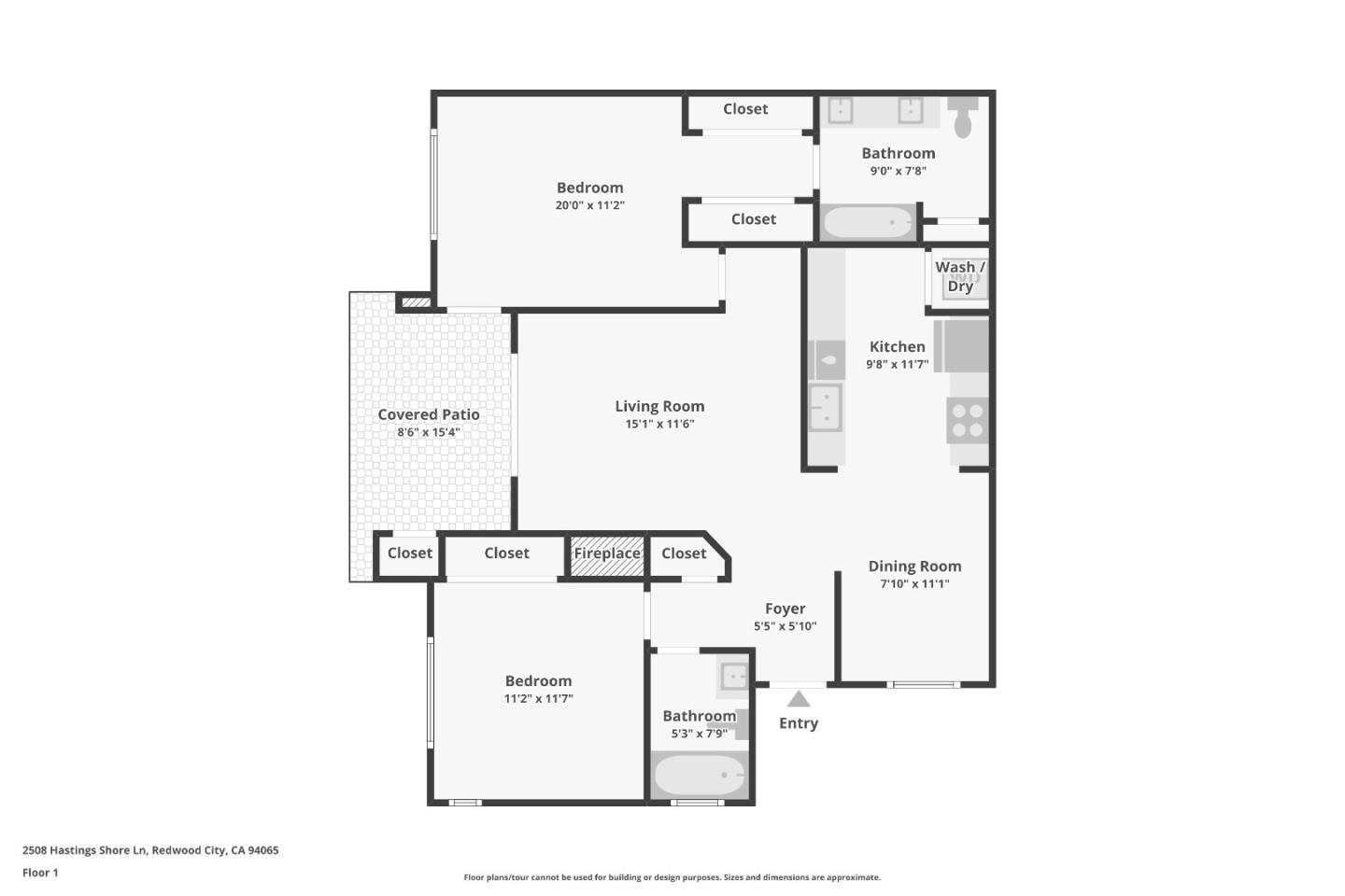 Detail Gallery Image 45 of 45 For 2508 Hastings Shore Ln, Redwood City,  CA 94065 - 2 Beds | 2 Baths