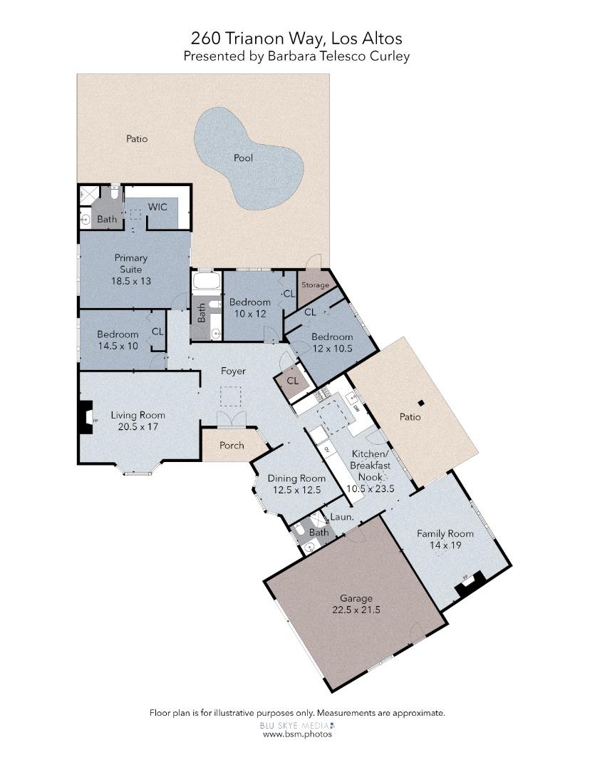 Detail Gallery Image 42 of 42 For 260 Trianon Way, Los Altos,  CA 94022 - 4 Beds | 3 Baths