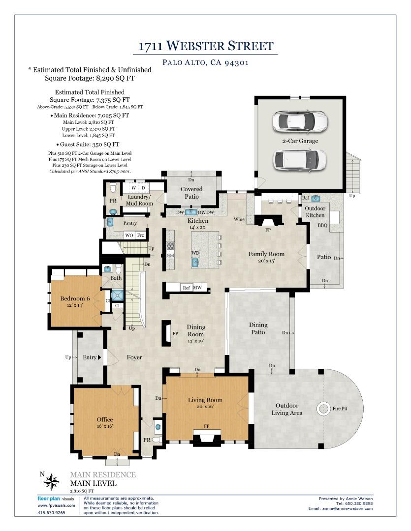 Detail Gallery Image 122 of 125 For 1711 Webster St, Palo Alto,  CA 94301 - 6 Beds | 7 Baths