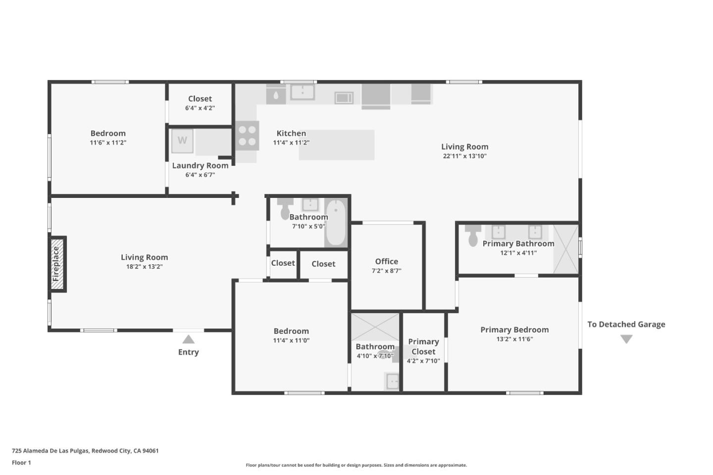Detail Gallery Image 51 of 52 For 725 Alameda De Las Pulgas, Redwood City,  CA 94061 - 3 Beds | 3 Baths