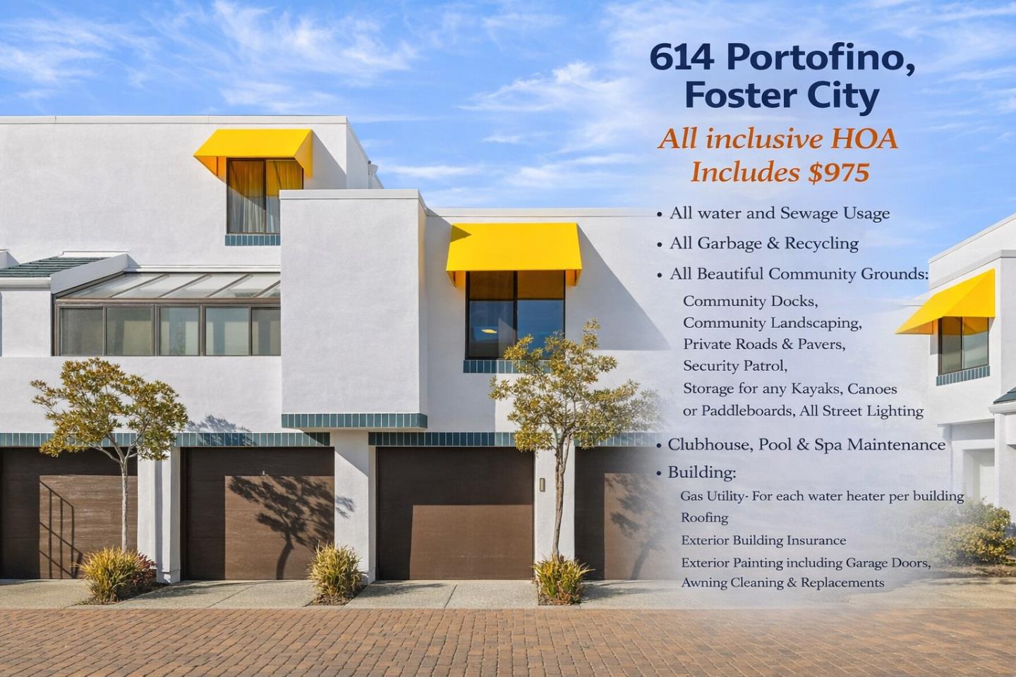 Detail Gallery Image 3 of 28 For 614 Portofino Ln, Foster City,  CA 94404 - 2 Beds | 2 Baths