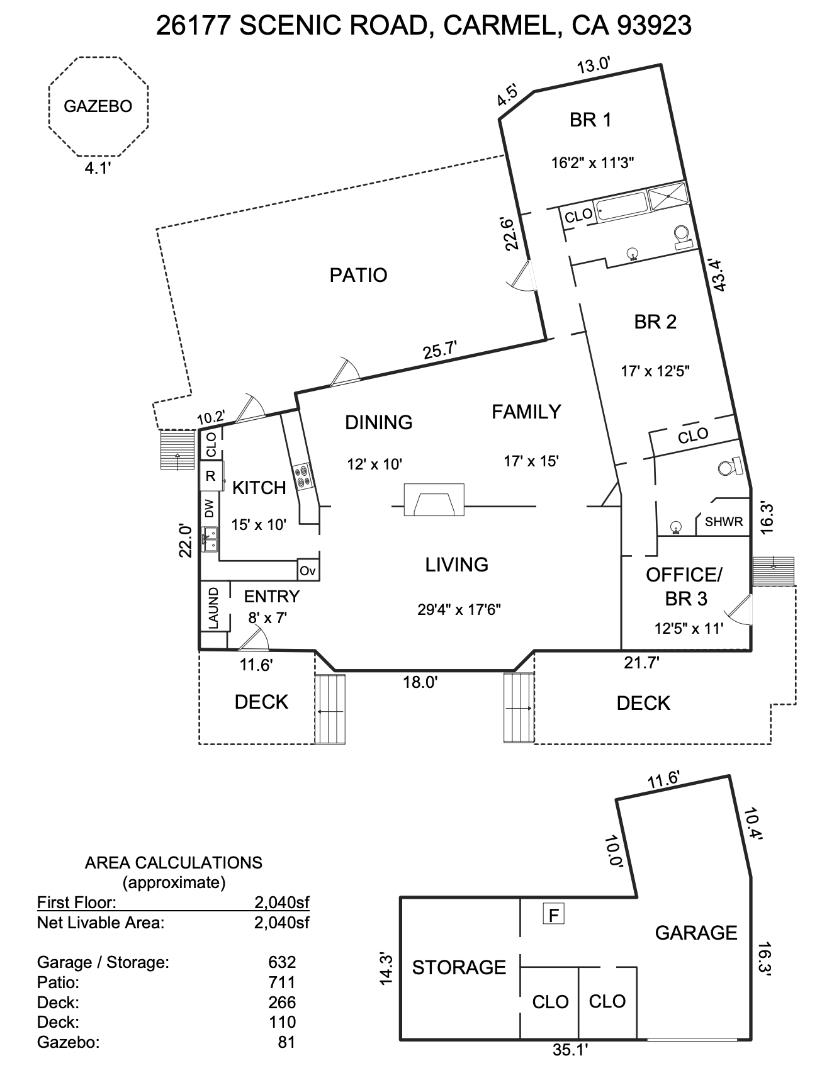 Detail Gallery Image 30 of 30 For 26177 Scenic Rd, Carmel,  CA 93923 - 3 Beds | 2 Baths